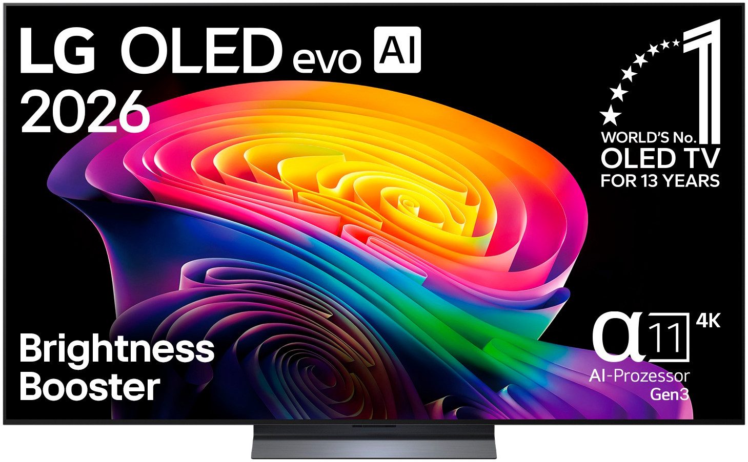 LG OLED65C68LA OLED-Fernseher (164 cm/65 Zoll, 4K Ultra HD, Smart-TV)