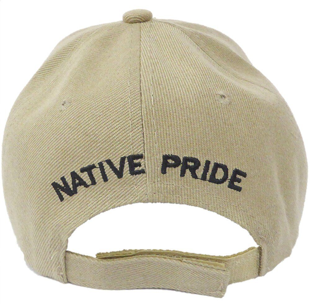und Federn Westernlifestyle Schriftzug Beige Pride Mit besti Native Wolf, Baseball Cap