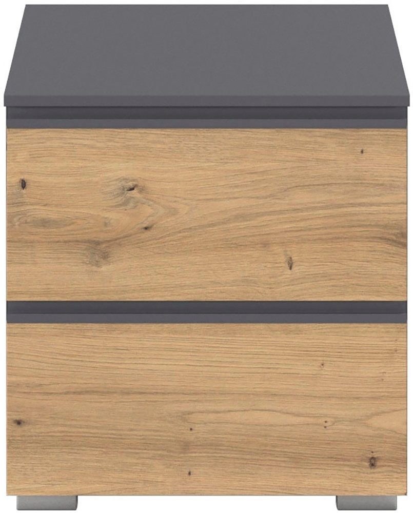 rauch Nachtkommode Joel (Breite 40 cm), zwei praktische und geräumige Schubladen MADE IN GERMANY