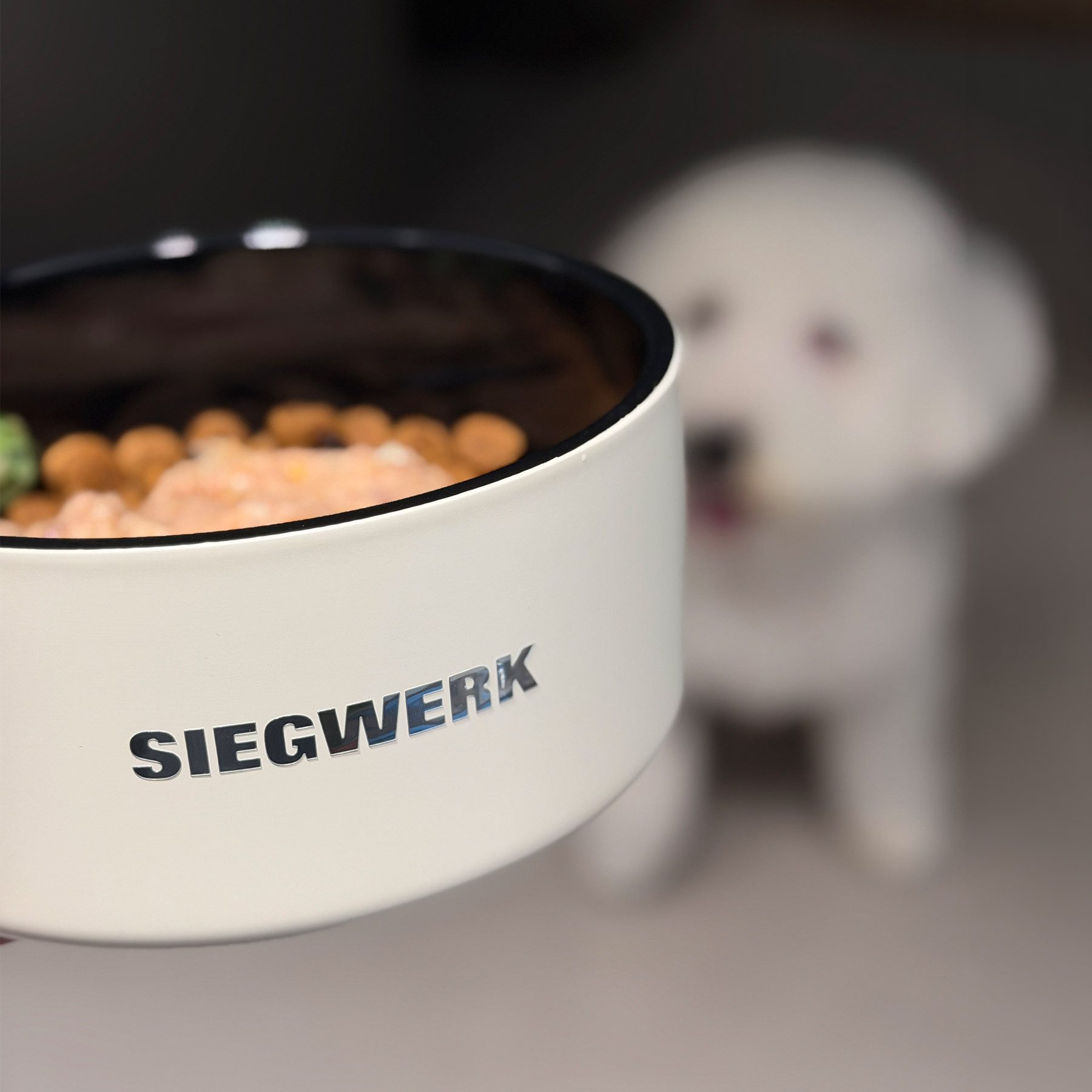 SIEGWERK Futternapf SIEGWERK - NAPURO M emailliert pflegeleicht & antiallerge, Metall, innen emailliert, aussen lackiert