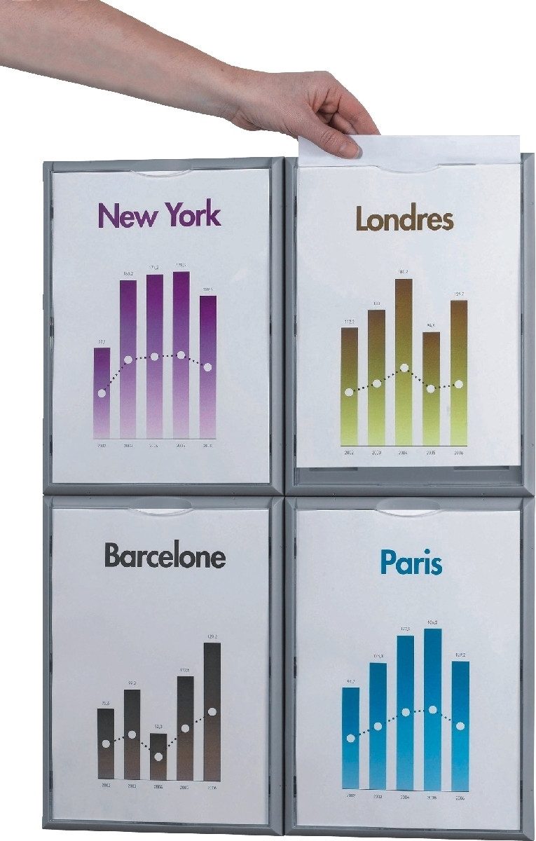 PAPERFLOW Stehsammler Info Display 32,2x23,7x0,23cm (HxBxT)