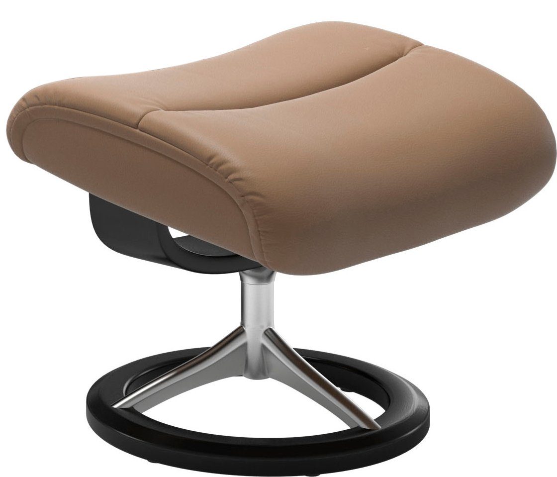 Schwarz View Relaxsessel Größe (Set, Hocker), Signature M,Gestell Stressless® mit Relaxsessel mit Base,