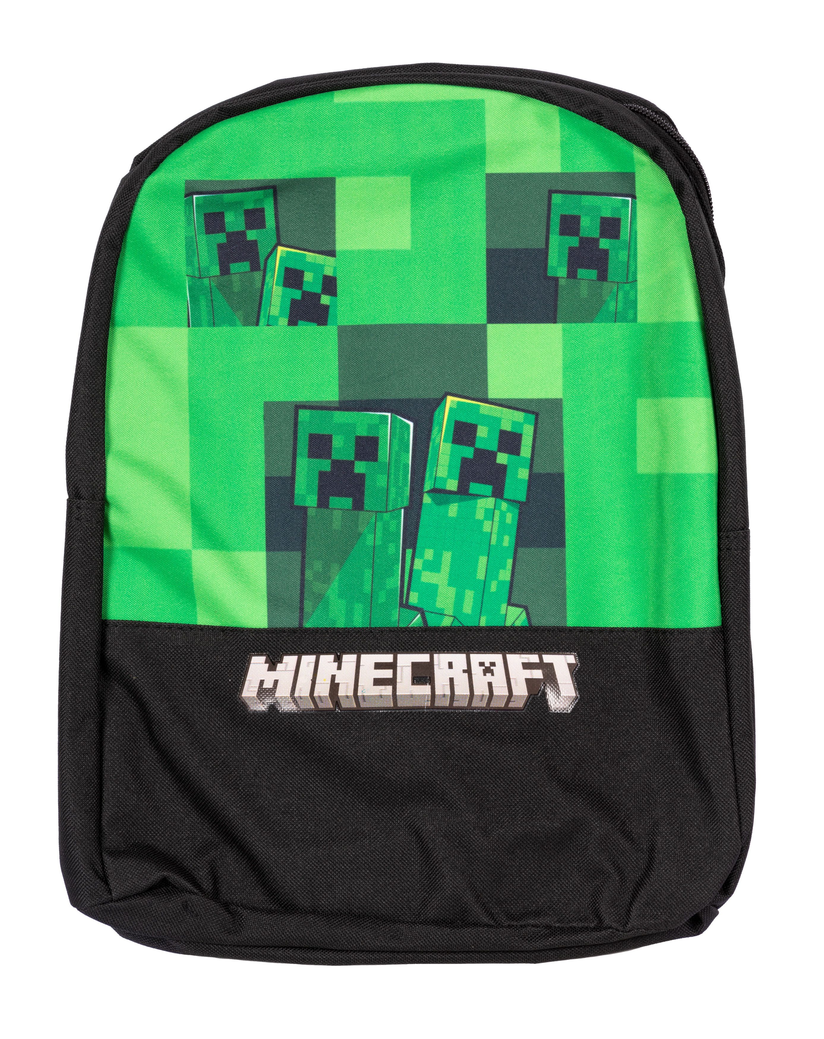 Minecraft Rucksack Minecraft - Rucksack - schwarz/grün (NEU & OVP)