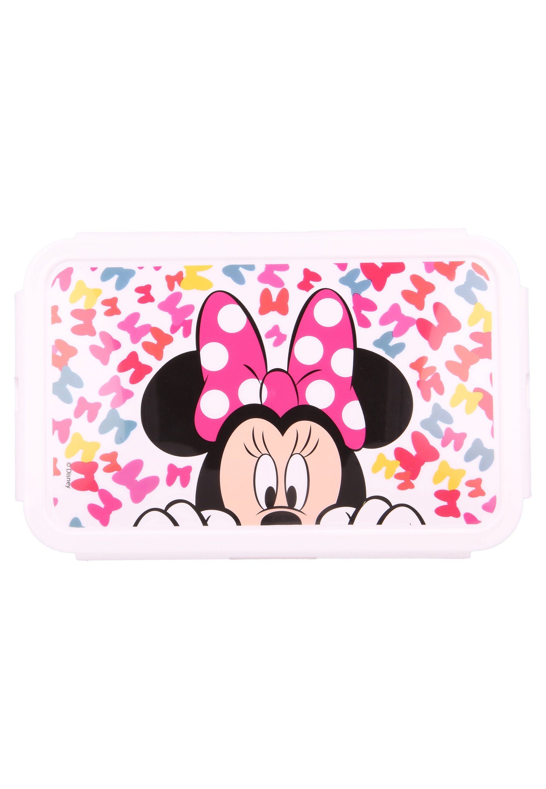 TRINKFLASCHE FLASCHE pink Minnie Maus Mouse SET BROTDOSE BROTZEITDOSE LUNCHBOX 