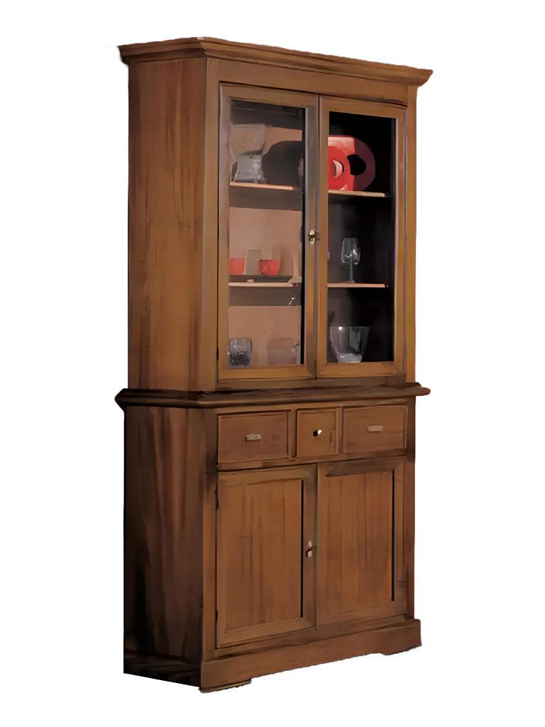 Xlmoebel Anrichte Italienische Möbel Schrank Ensemble Vitrinen Glasvitrine Anrichte (1 St., Vitrine), Hergestellt in Europa