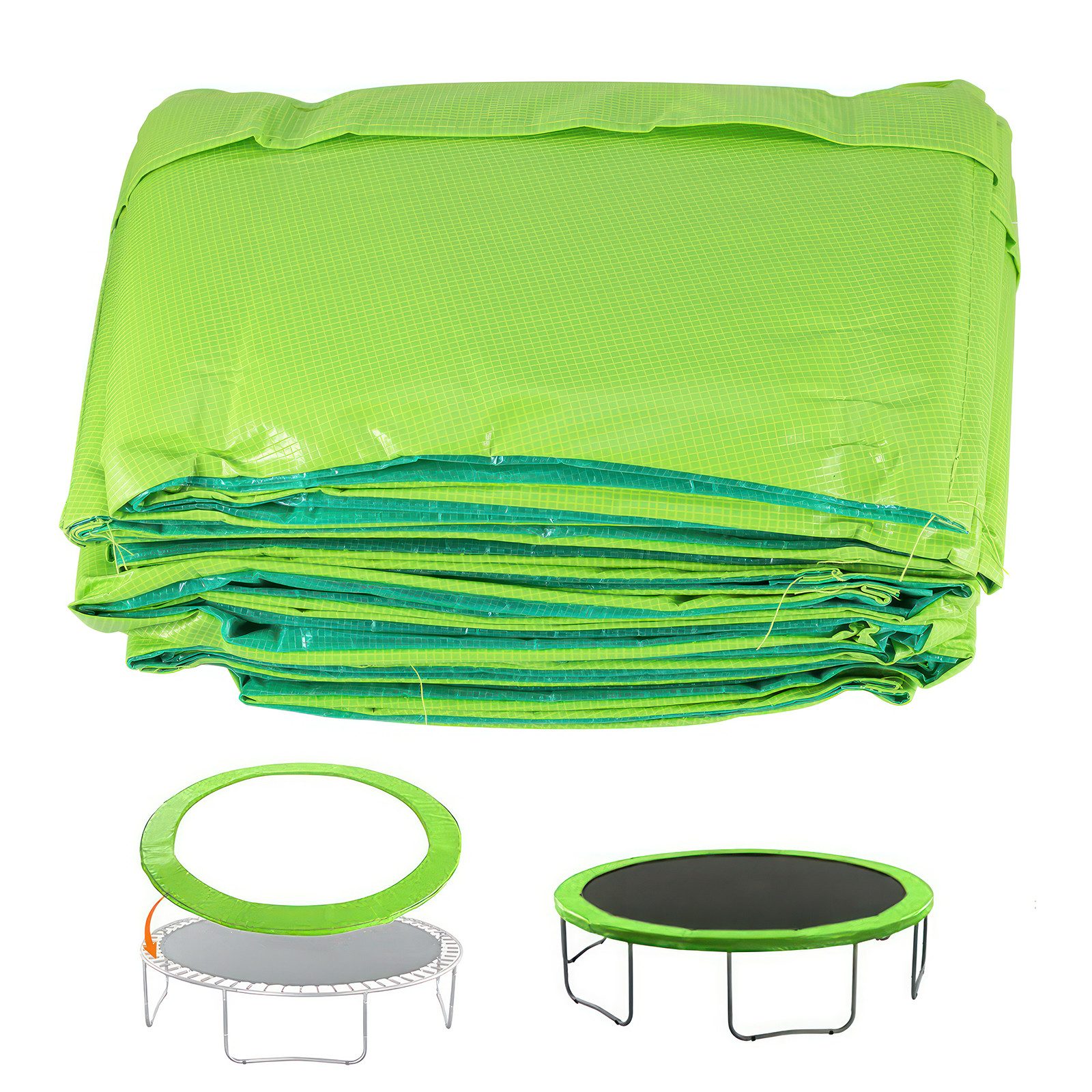 Trampolin-Randabdeckung Ø305 366 cm Federabdeckung, Randschutz Sicherheitsmatte UV-resistent