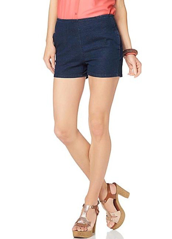 YESET Шорты Jeans-Shorts Hot Pants kurze Hose Bermuda Stretch dunkelblau 691831