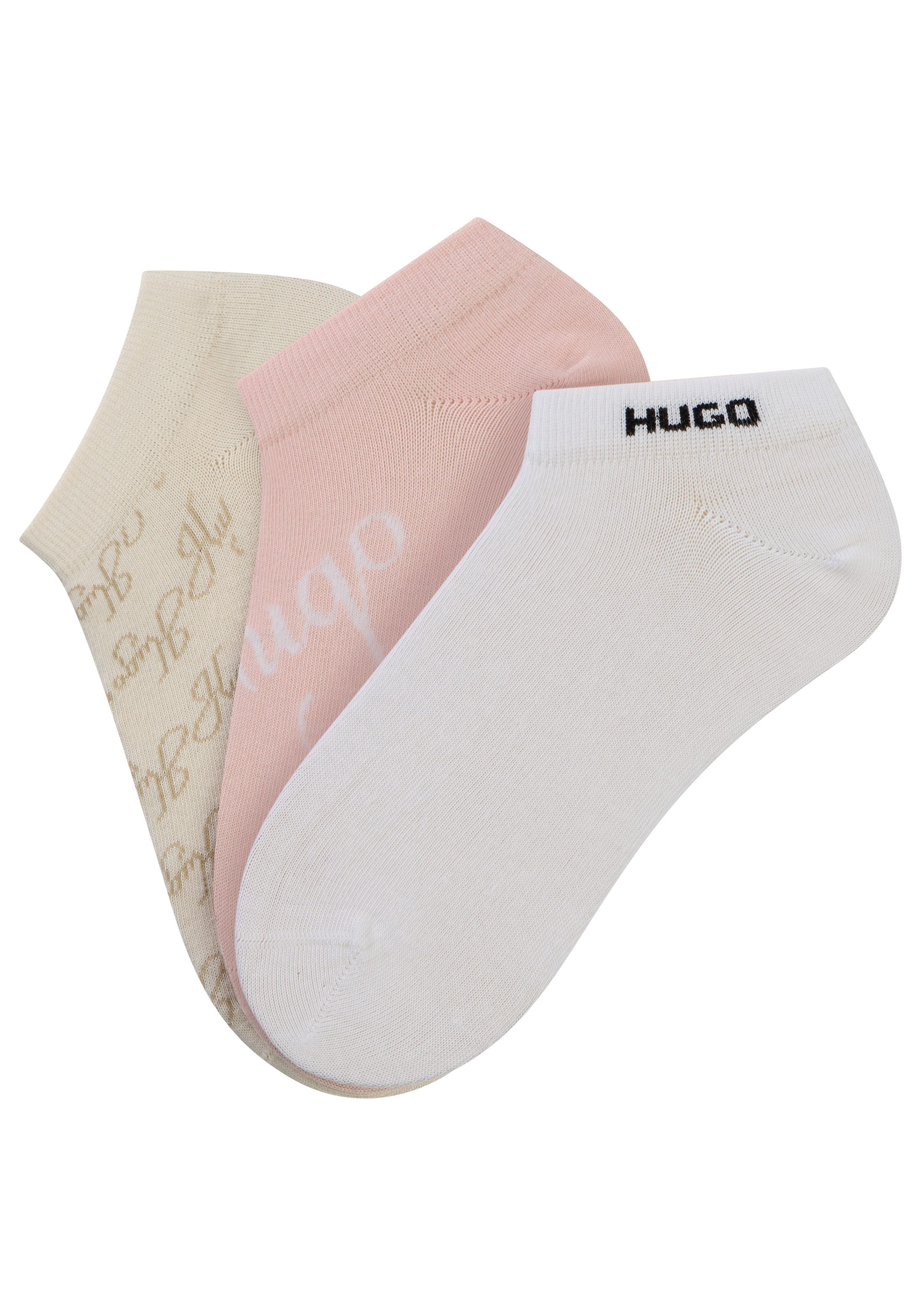 HUGO Kurzsocken 3P AS MONOGRAM CC W