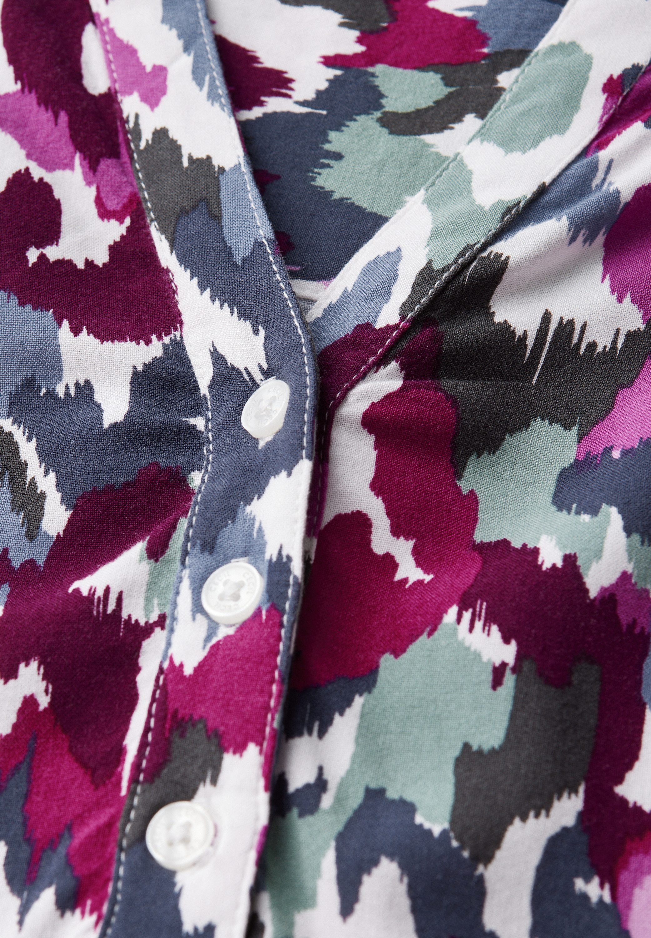 CECIL short-sleeved blouse with all-over print