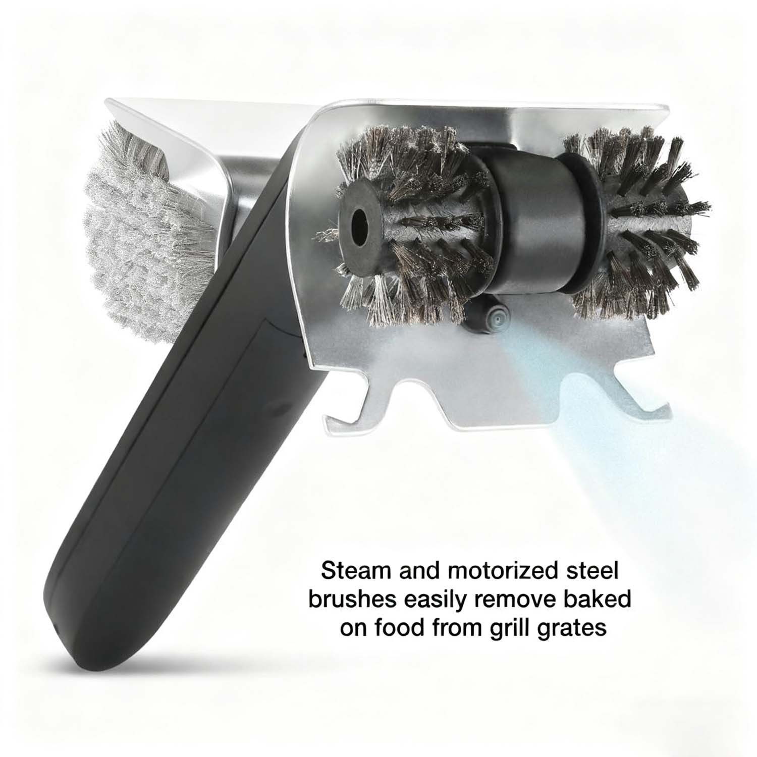 trends for living Elektro-Oberflächenbürste Elektrische Dampfgrillbürste, Edelstahl-Drahtgrillbürste, Grillrost