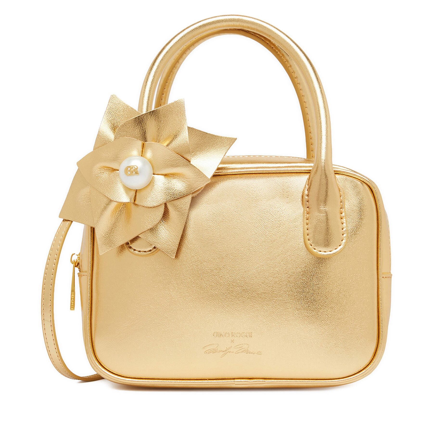 GINO ROSSI Handtasche Gino Rossi Damenhandtasche Gold