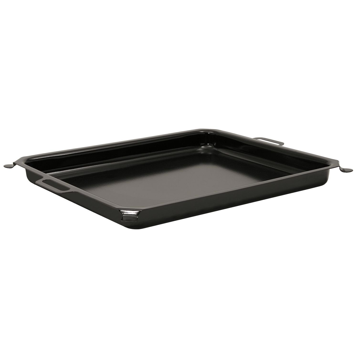 BBQ-Toro Bratpfanne Emaillierte Pfanne 64 x 52 x 5,5 cm, Stahl, für Edelstahl Gastrobräter, Stahl