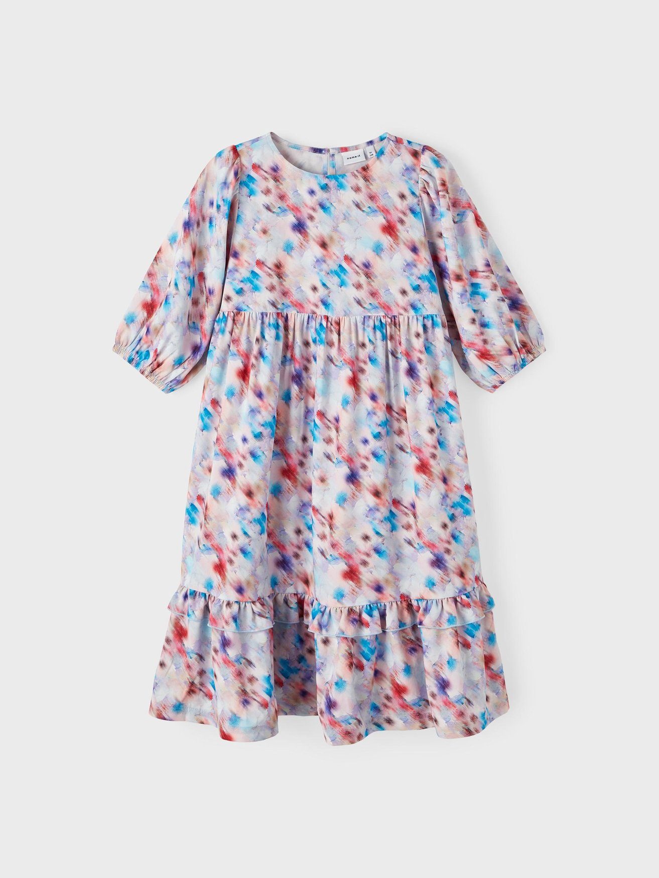 Name It Spitzenkleid Blumen mit Rüschen NKFDOEASA (knielang) NKFDOEASA SS MIDI DRESS