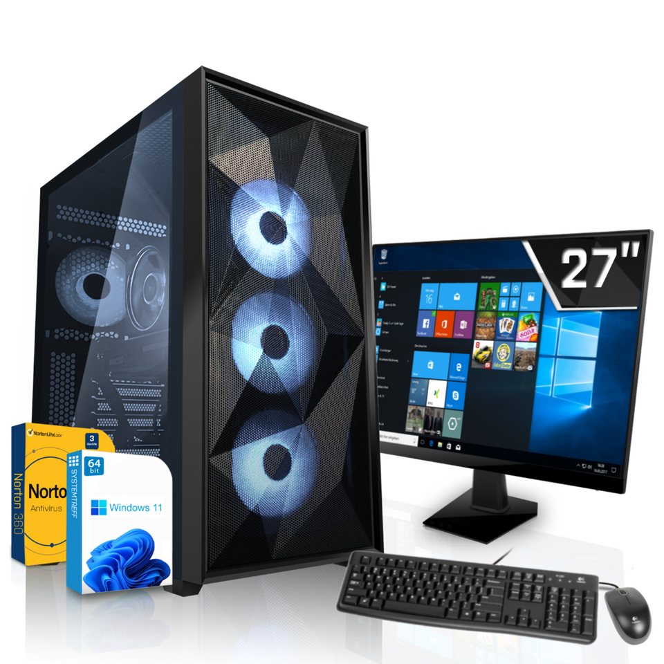 SYSTEMTREFF Gaming-PC-Komplettsystem (27