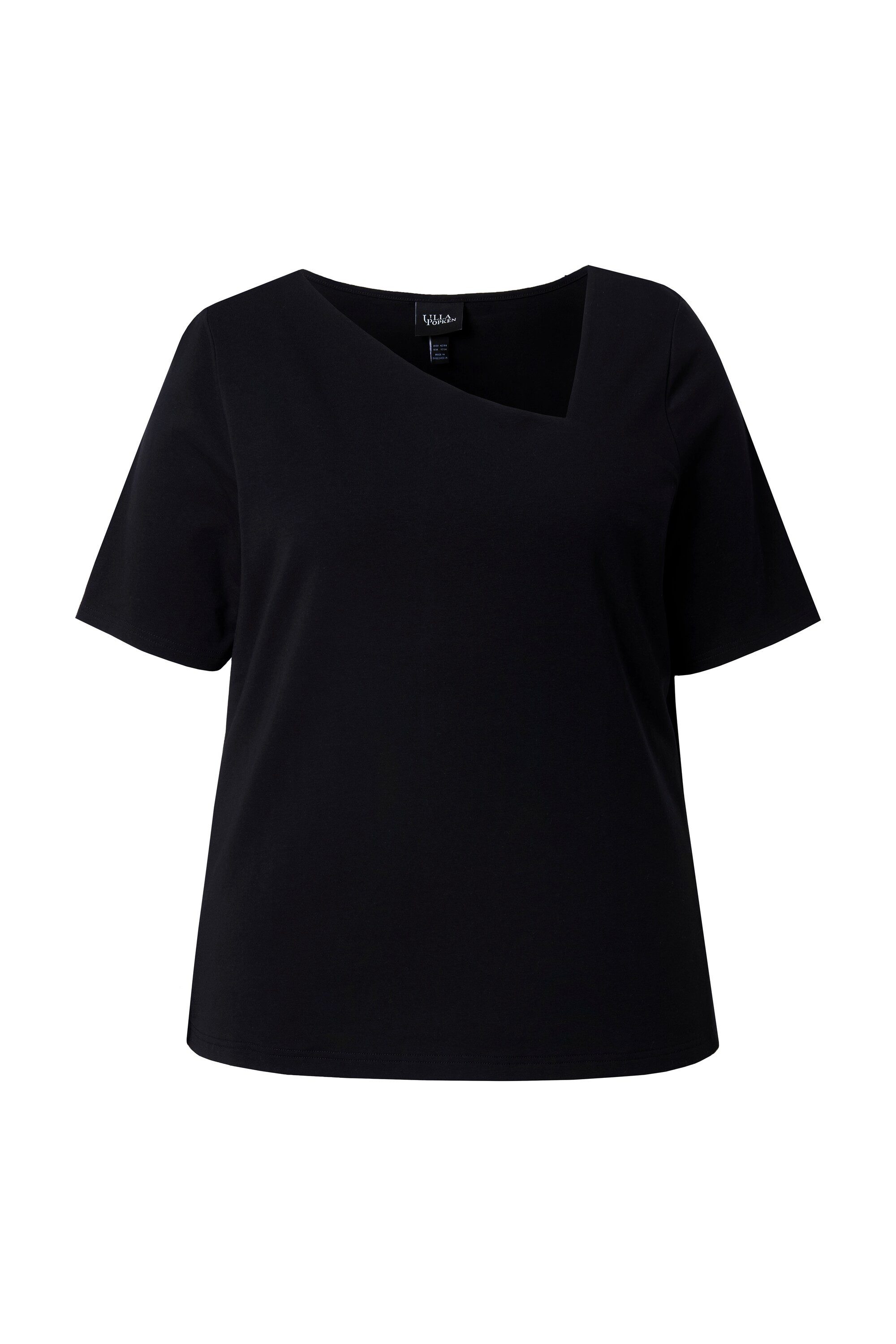 T-Shirt T-Shirt Classic asymmetrischer V-Ausschnitt
