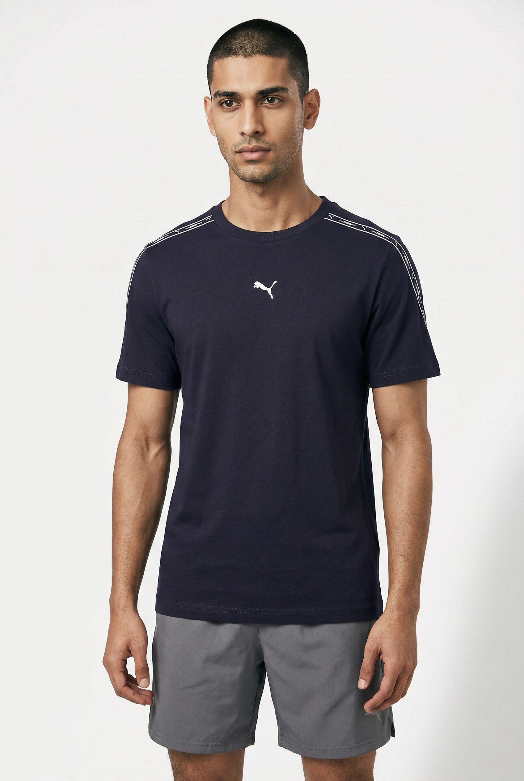 PUMA T-Shirt ESS TAPE TEE Regular Fit, Kurzarm, für sportlichen Look, aus Baumwolle