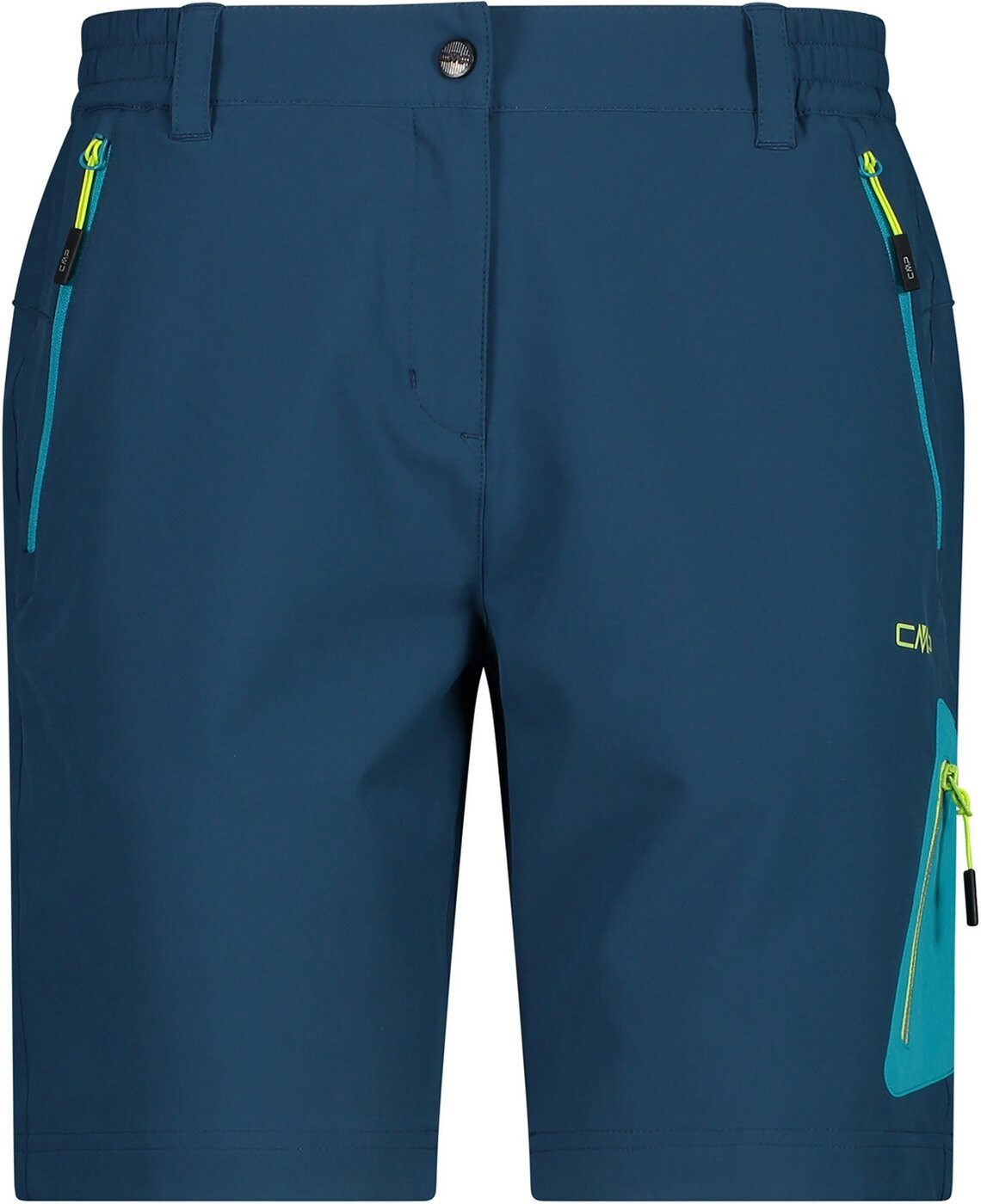 Bermudas De Trekking Para Mujer Campagnolo Light Climb - Tejido Elástico Con Tecnología Dry Function, Bolsillos Laterales