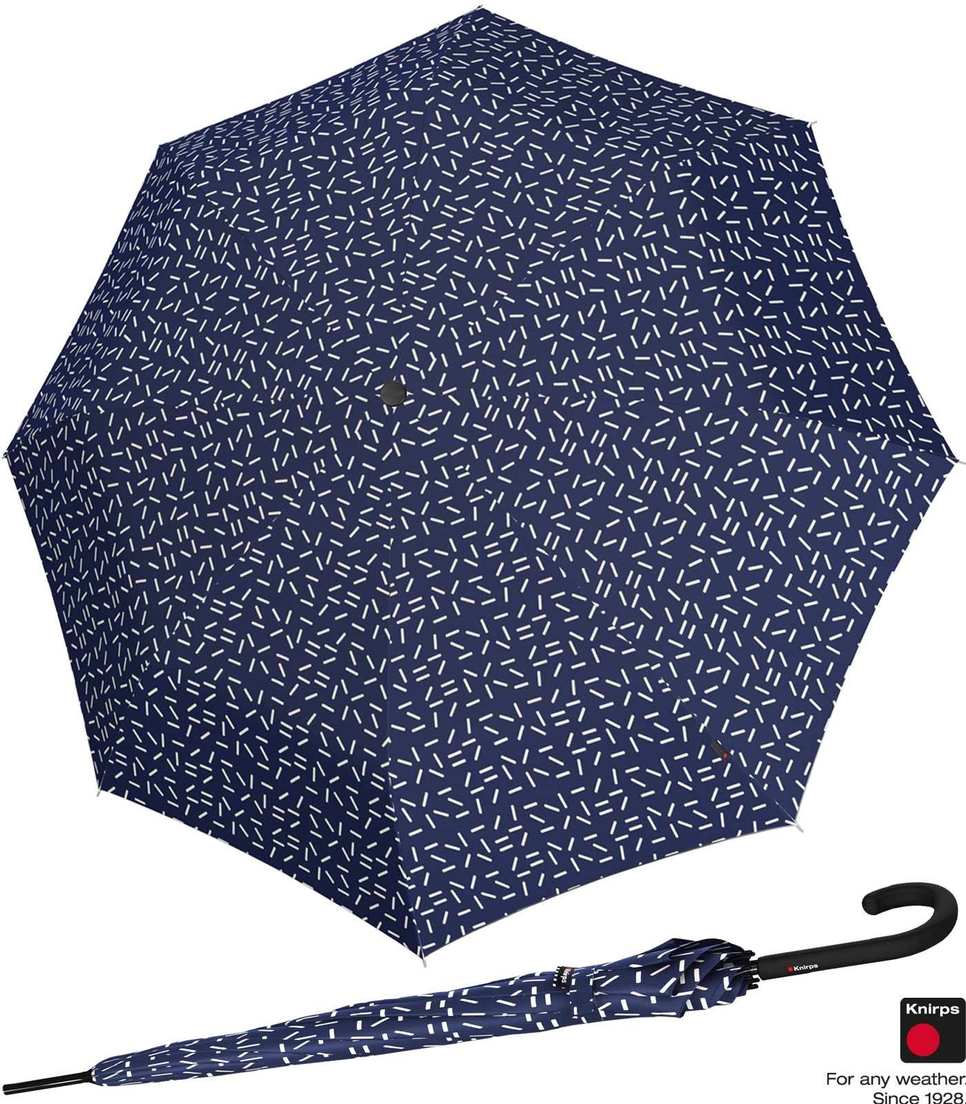 Knirps® Langregenschirm Damen A.760 Auf-Automatik - 2Dance, groß und stabil blau