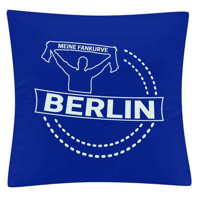 Kissenbezug Berlin blau - Meine Fankurve - Kissen, multifanshop