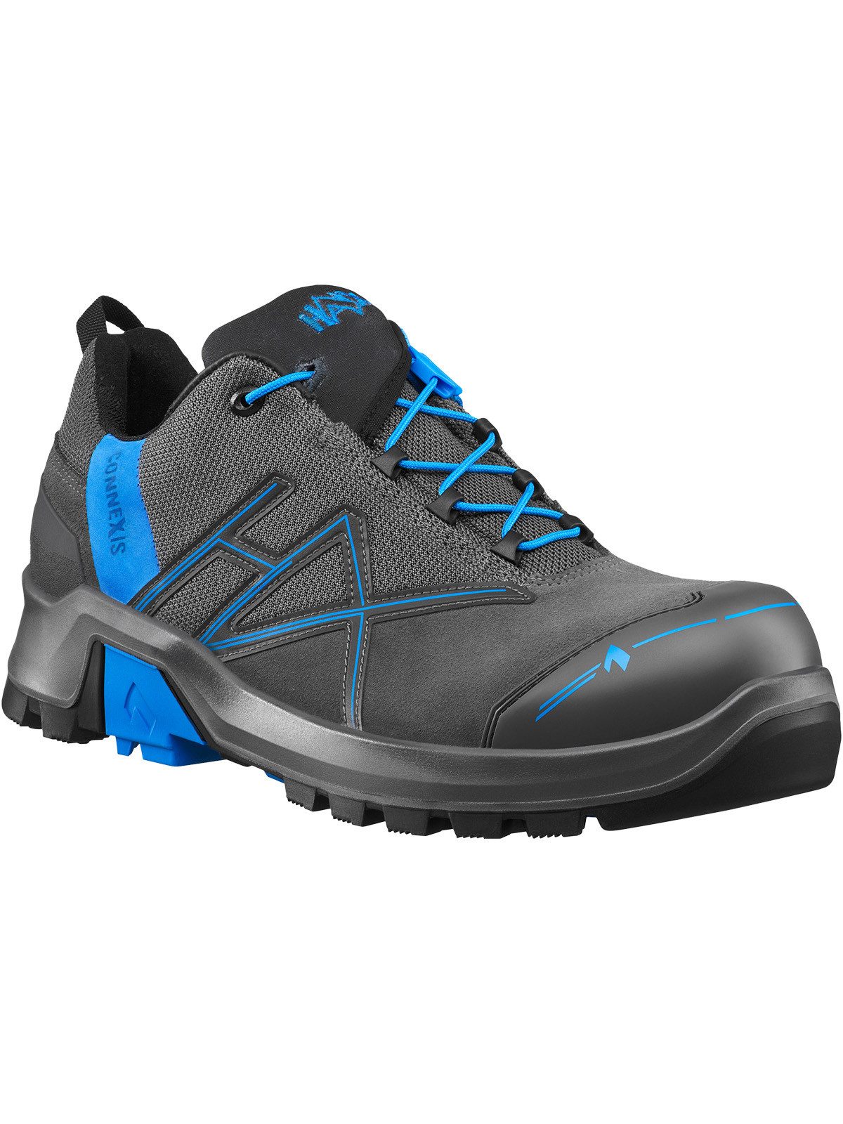 haix Haix CONNEXIS Safety+ GTX low grau/blau Arbeitsschuh