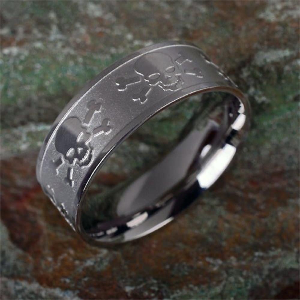 Order & Smile Schmuck Fingerring Totenkopf günstig online kaufen