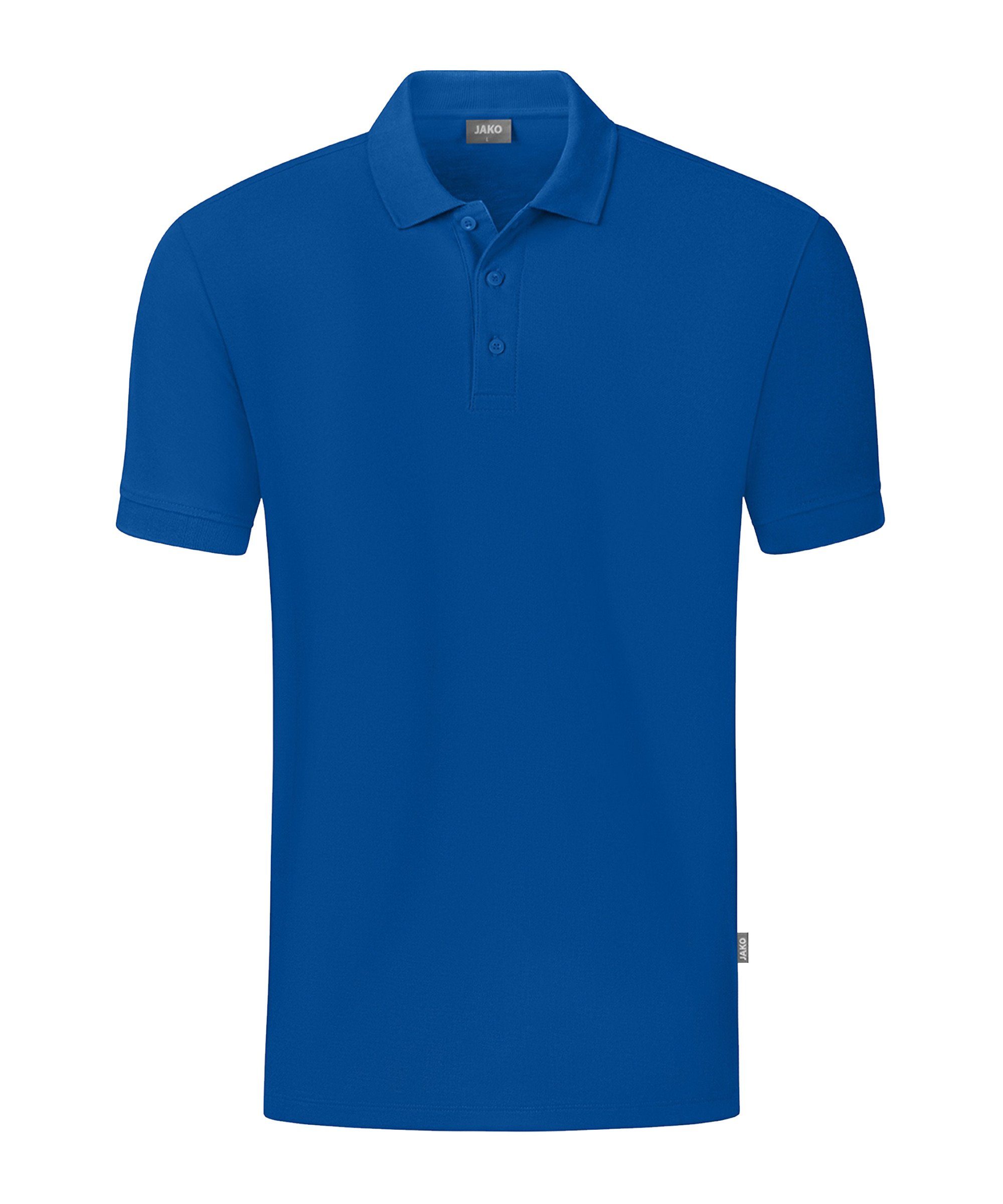 Jako T-Shirt Organic Polo Shirt Nachhaltiges Produkt blaublau
