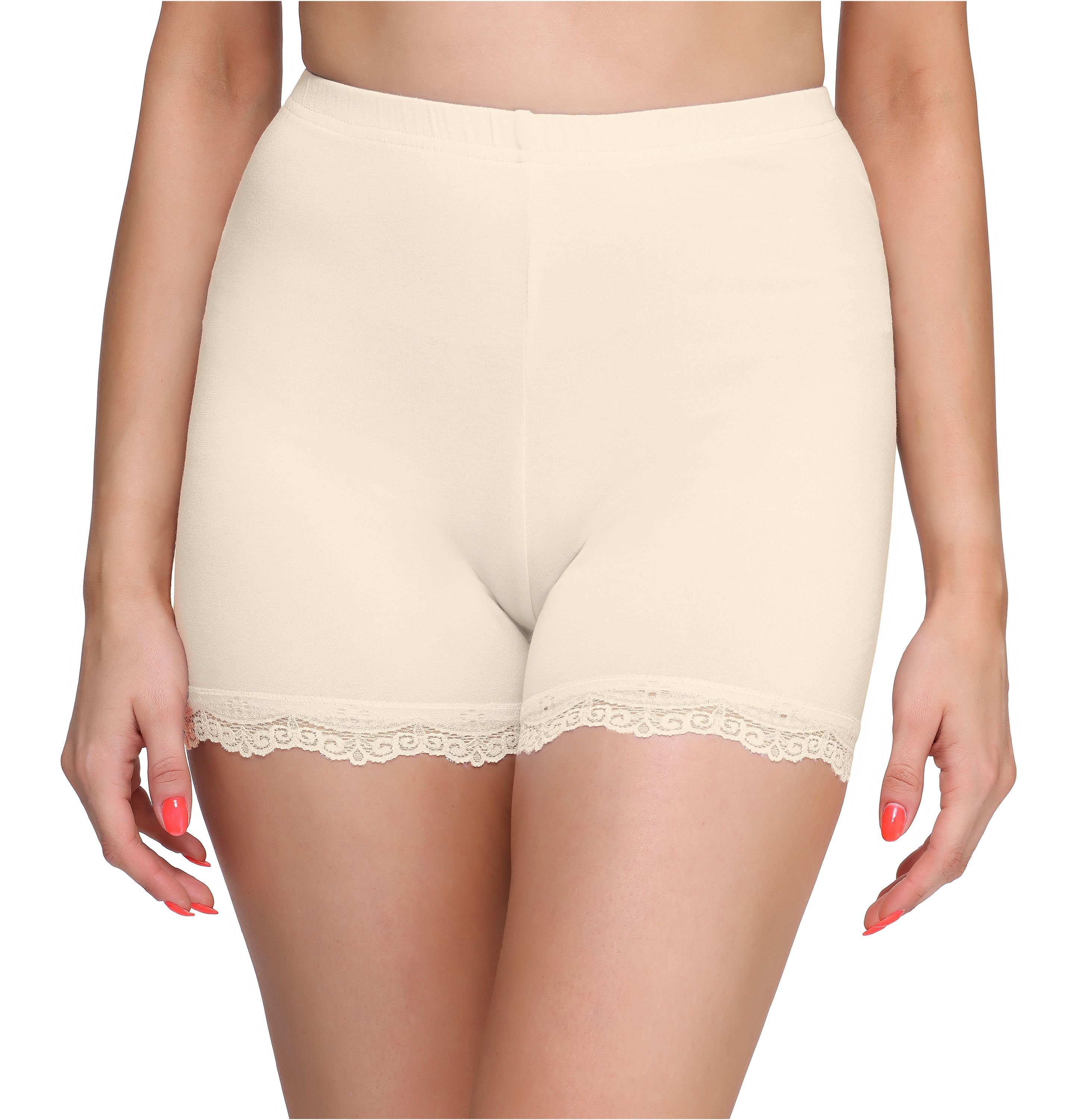 Leggings Damen Shorts Unterhose Hotpants Boxershorts MS10-294