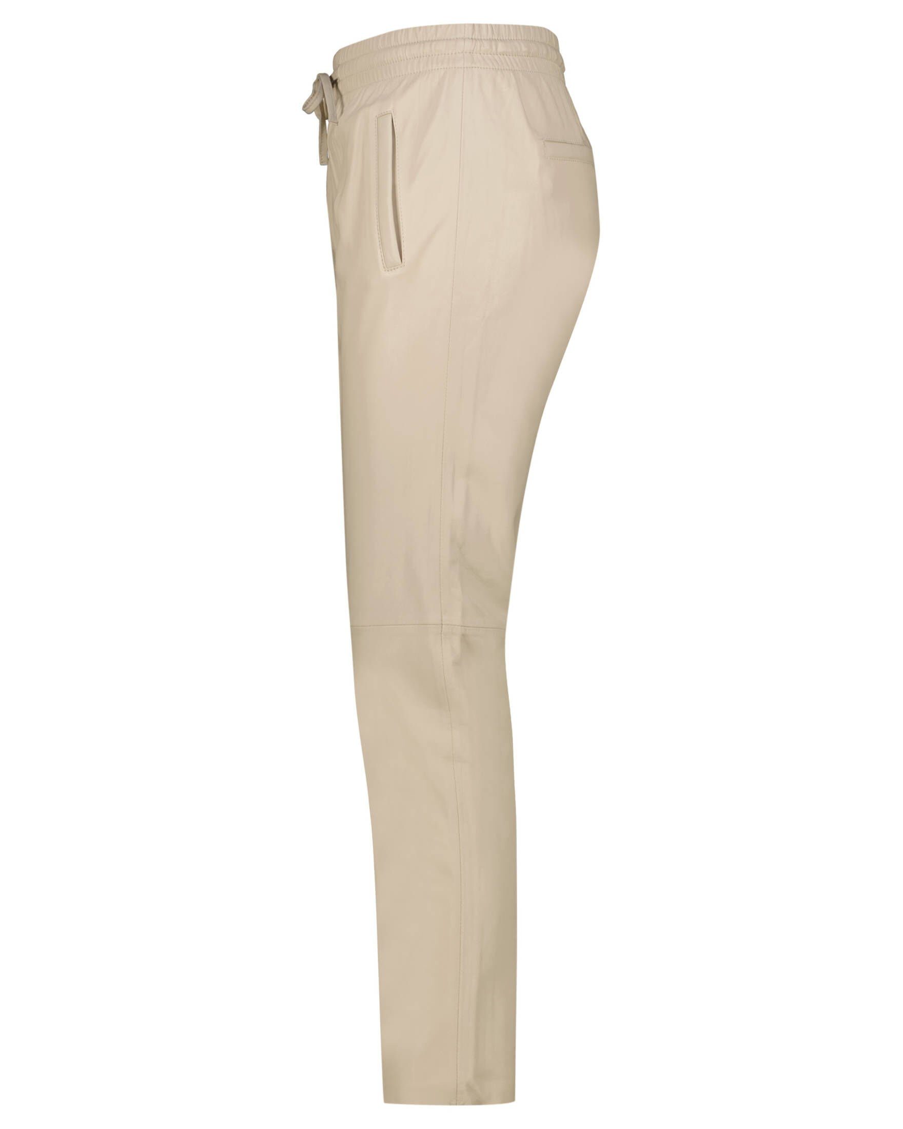 OAKWOOD (20) verkürzt offwhite Lederhose (1-tlg) Damen Lederhose