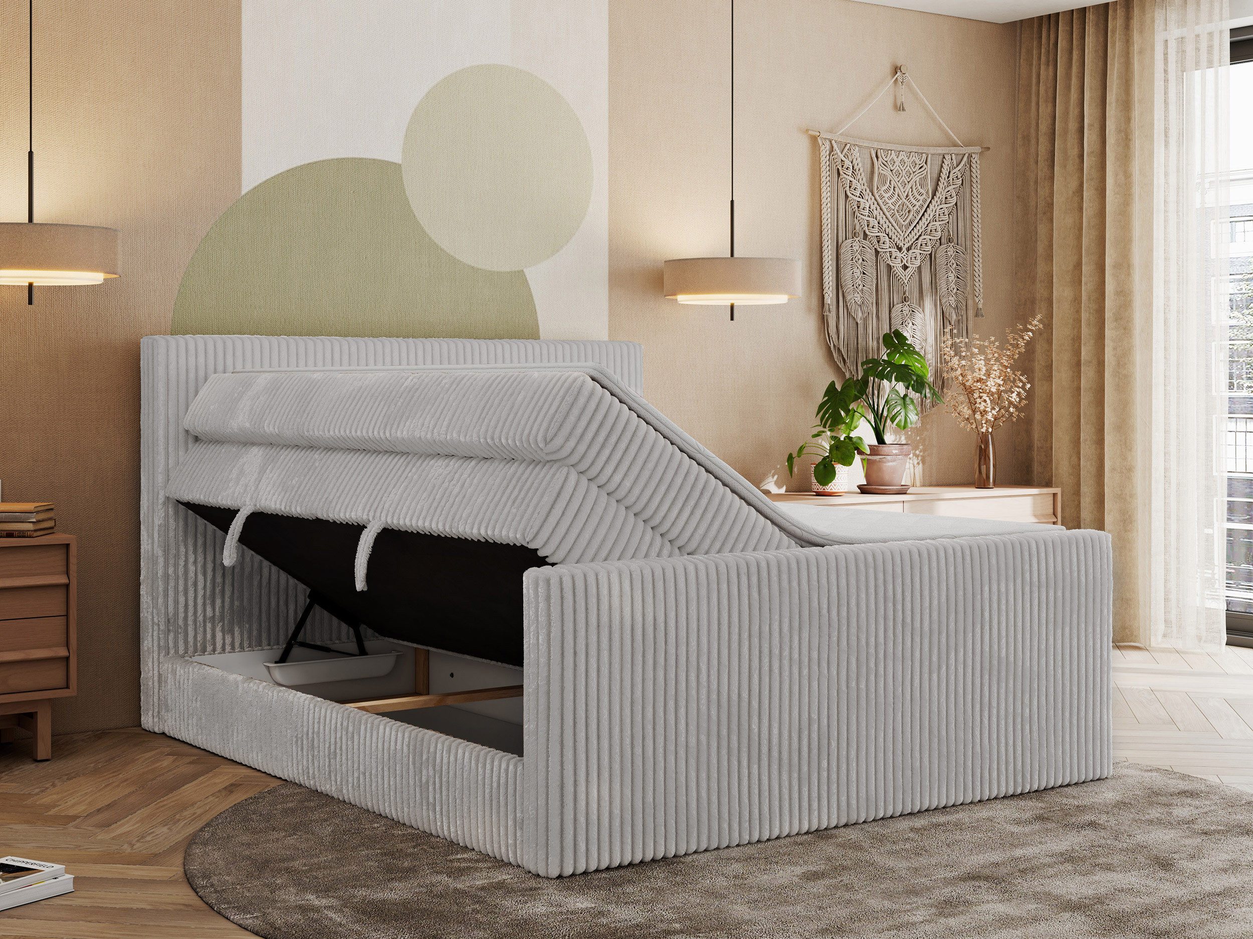MKS MÖBEL Boxspringbett TILIANO KING DUO günstig online kaufen
