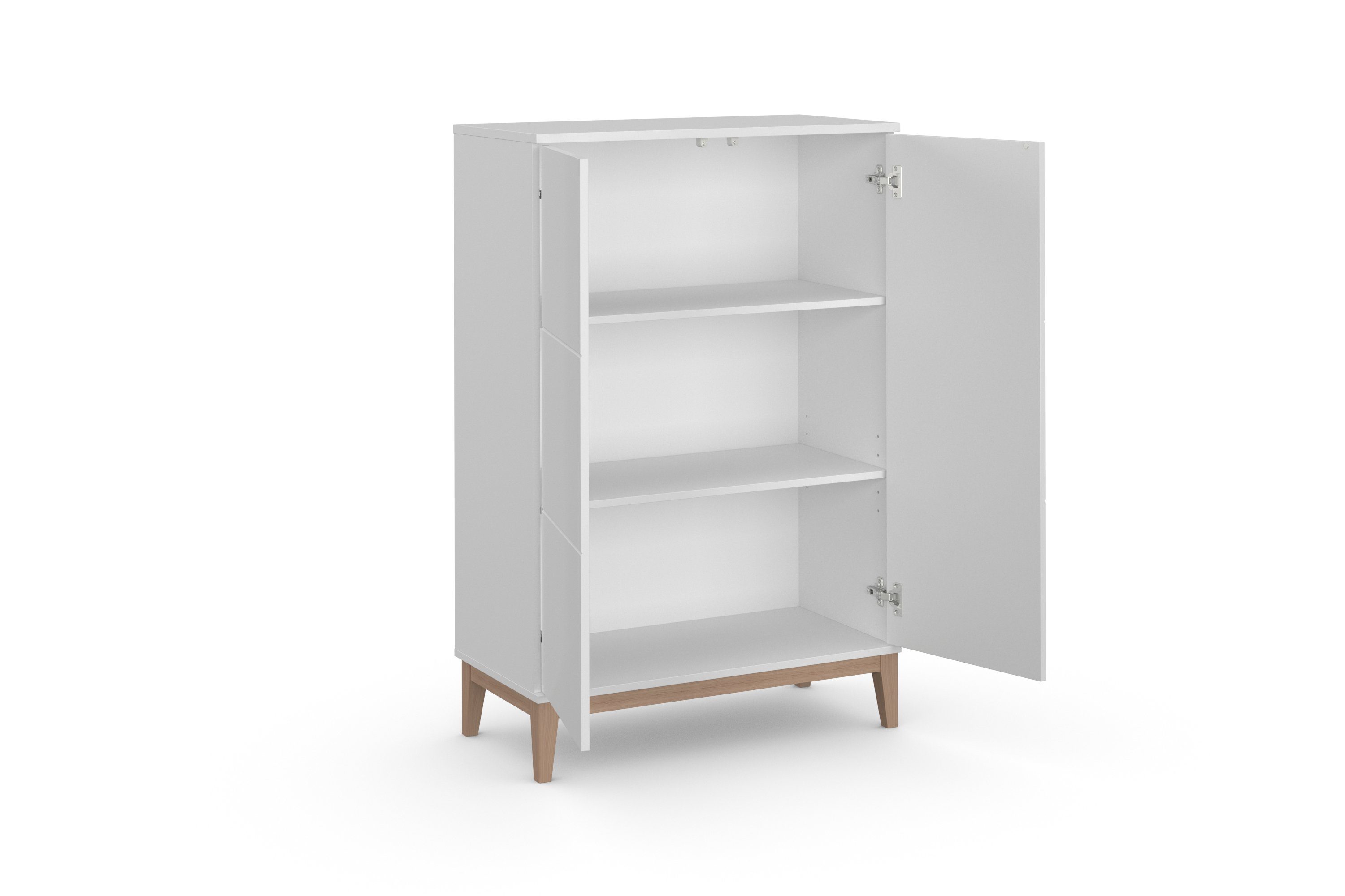 OTTO home Highboard Maryd (1 St), Hochkommode mit Untergestell in Holzoptik