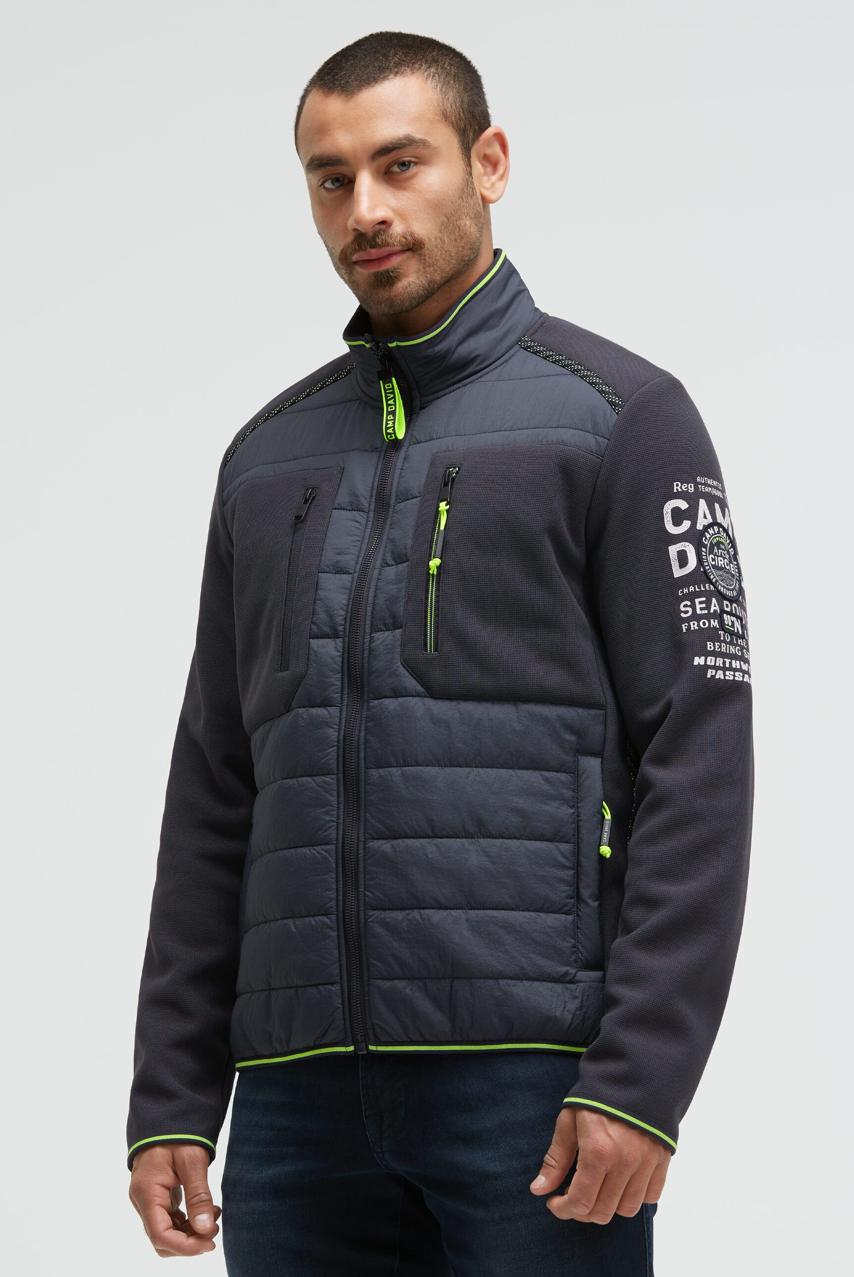 CAMP DAVID Fleecejacke mit Brusttaschen günstig online kaufen