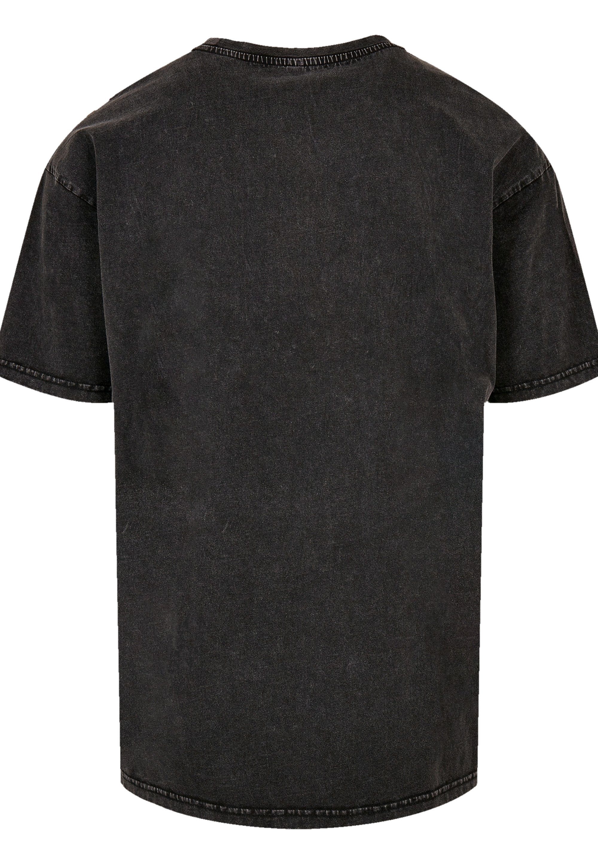 T-Shirt David Bowie T-Shirt Oversize F4NT4STIC schwarz Print