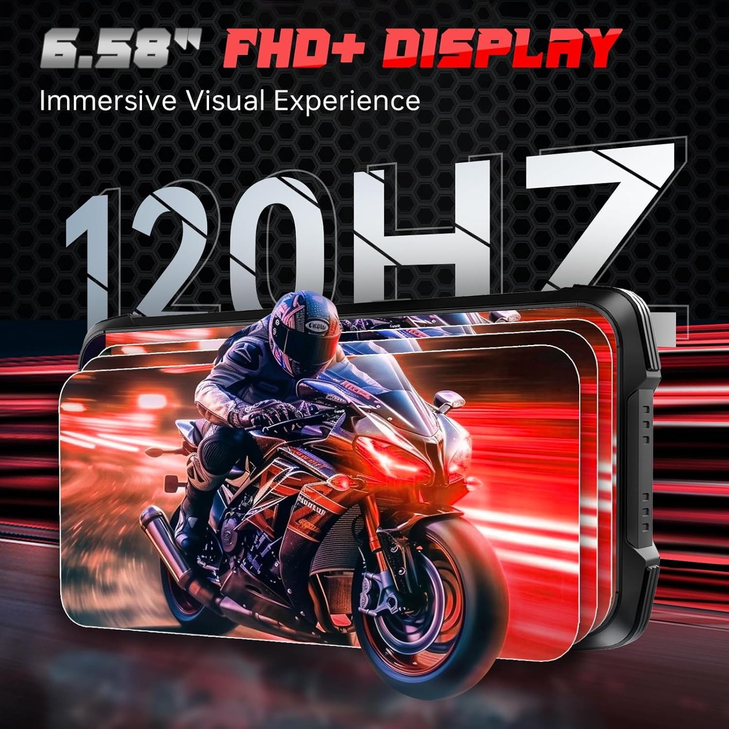 Cubot KingKong 9 24+512G Android 14 Outdoor Smartphone (16,71 cm/6.58 Zoll, 512 GB Speicherplatz, 100 MP Kamera, IP68 Wasserdicht Baustellenhandy, 10600mAh, Dual SIM 4G, NFC, OTG, GPS)