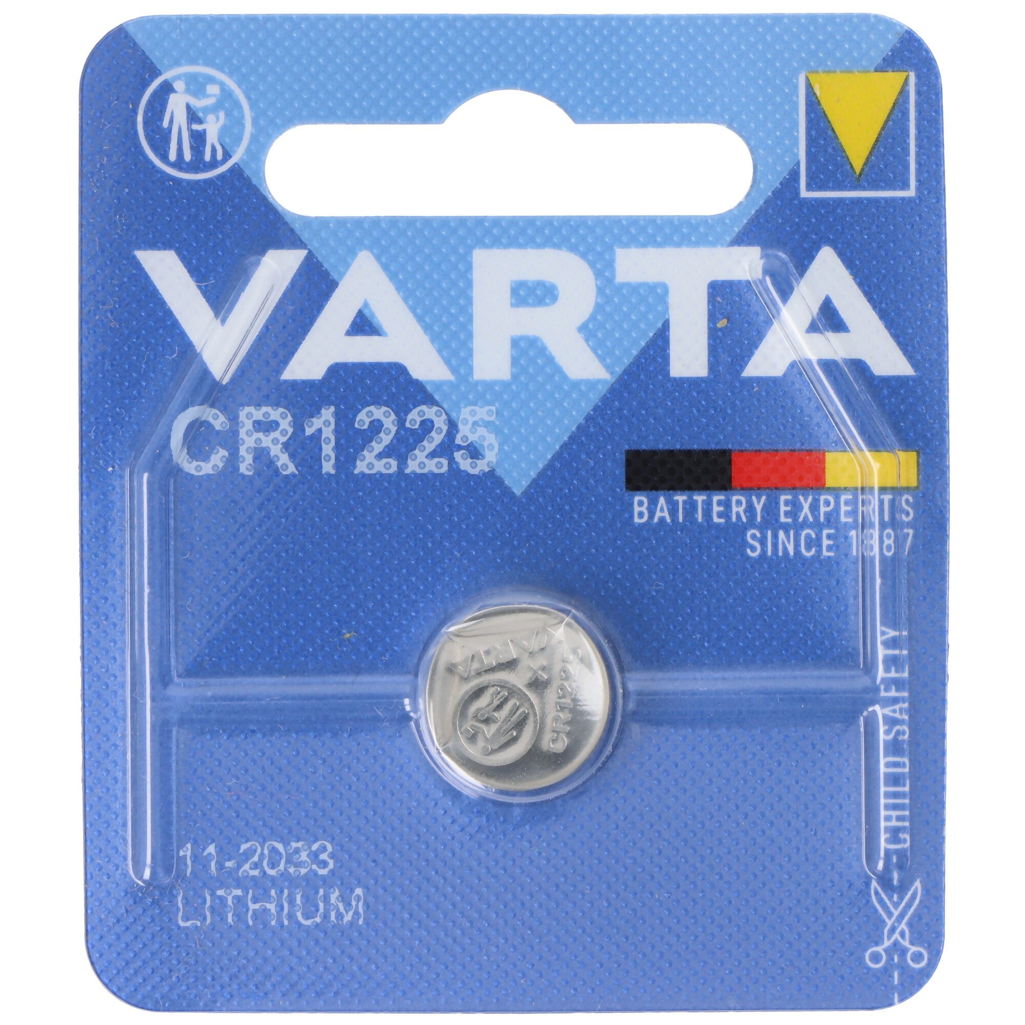 VARTA Varta CR1225 Professional Electronics Batterie 06225101401 IEC CR 122 Batterie, (3,0 V)