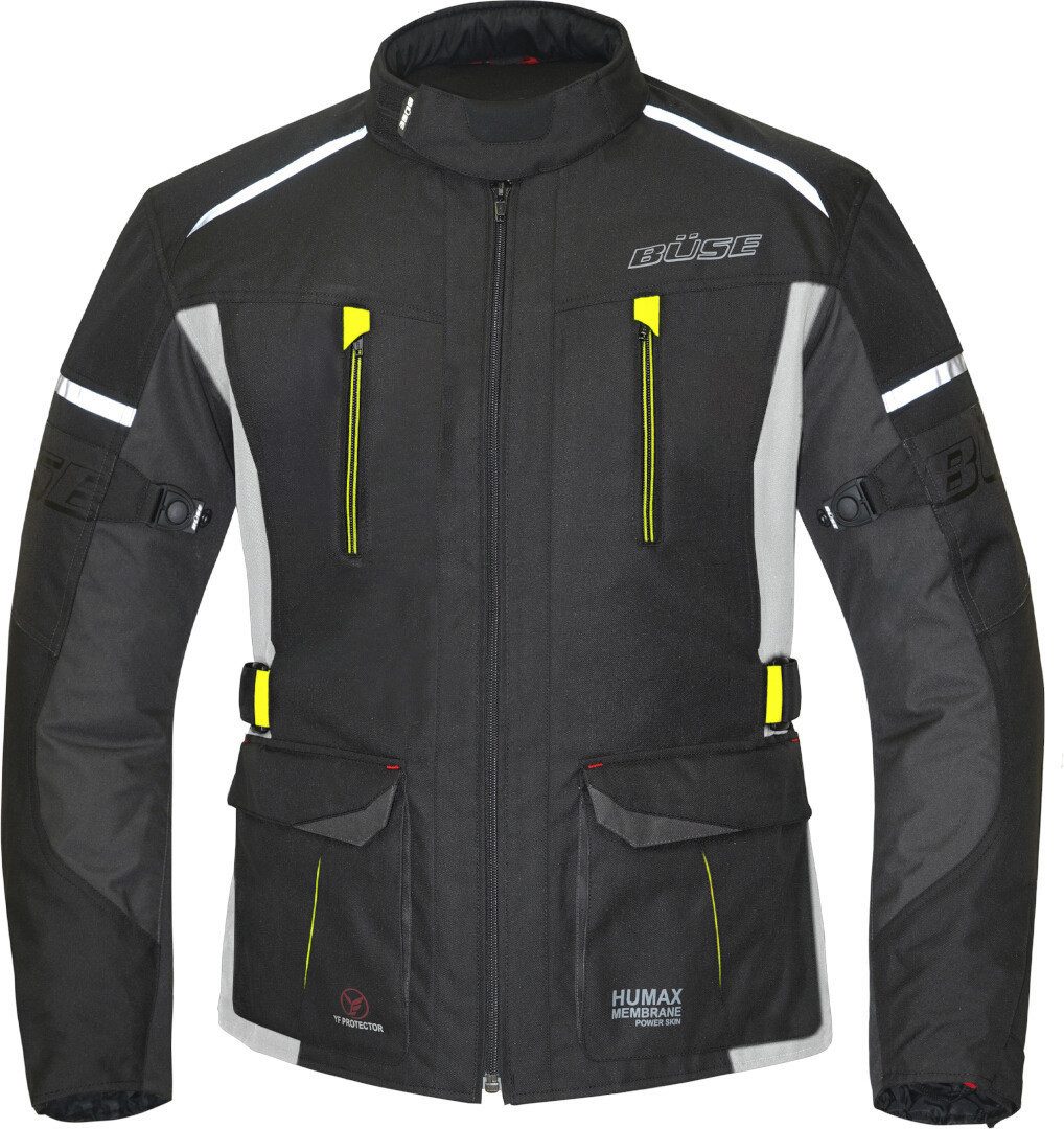 Büse Motorradjacke Rider wasserdichte Motorrad Textiljacke herausnehmbares Innenfutter,wasserdicht