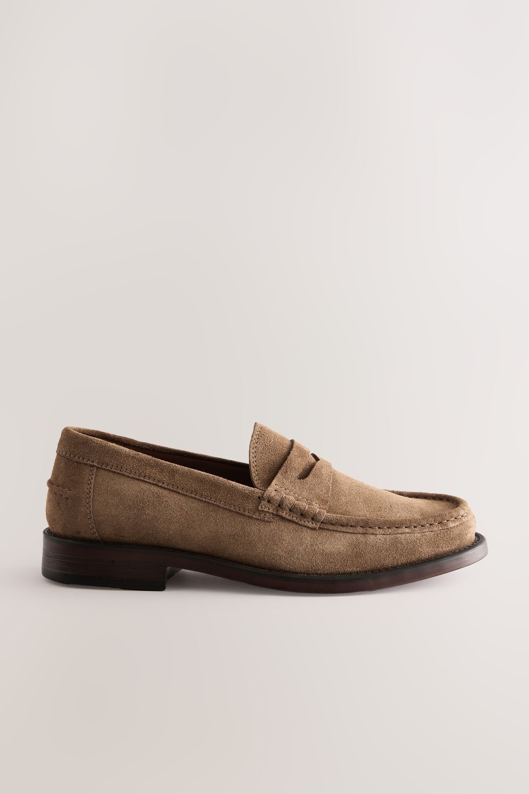 Next Veloursleder-Pennyloafer Loafer