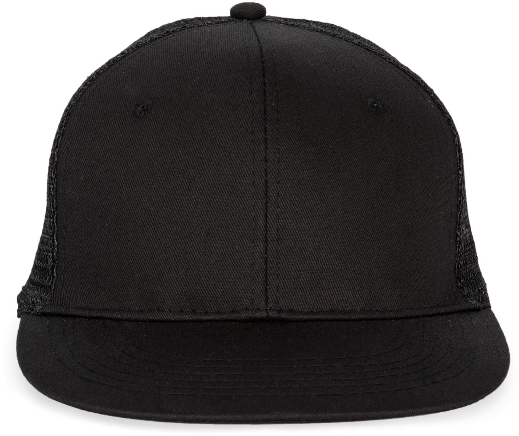 Trucker Cap Trucker-Cap - 6-Panels-Kappe, Flachschirm