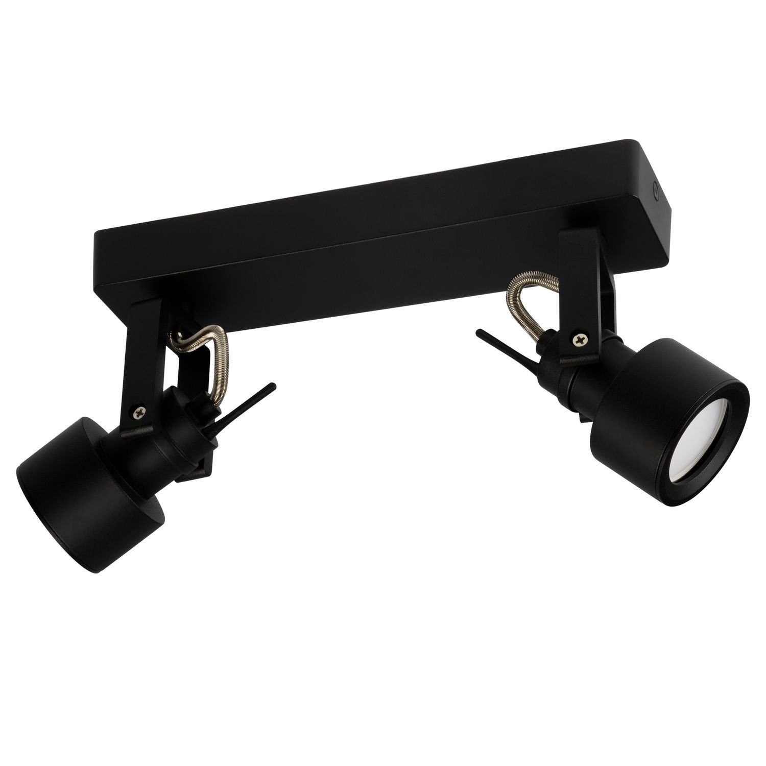 LEDANDO LED Deckenspots 2er Deckenstrahler Sonda - schwarz - für LED GU10 Leuchtmittel - Spots