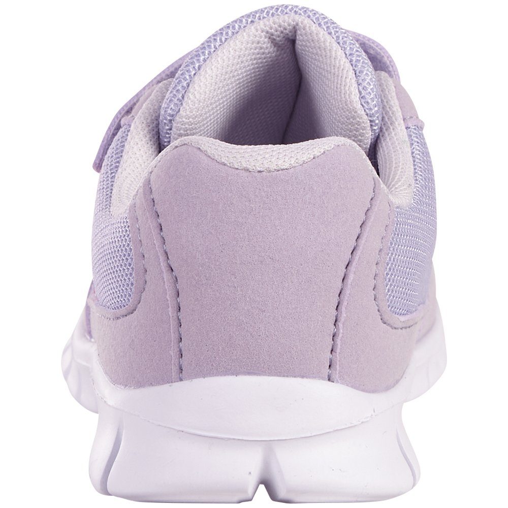 besonders flieder-pink Kappa Sneaker Sohle mit leichter