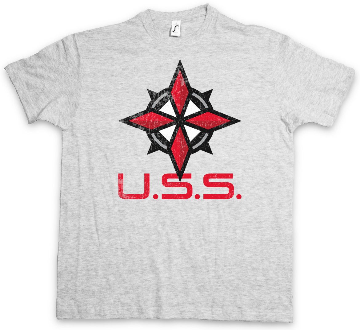 Print-Shirt Umbrella Security Service Logo Herren T-Shirt Resident Horror Symbol
