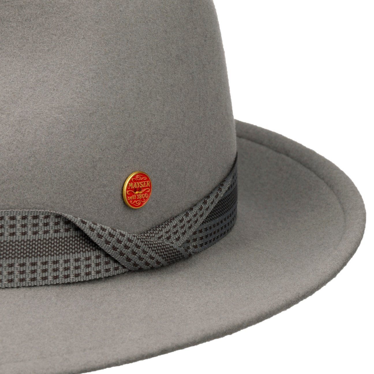 Mayser Trilby (1-St) Wollfilzhut mit Ripsband, Made in the EU