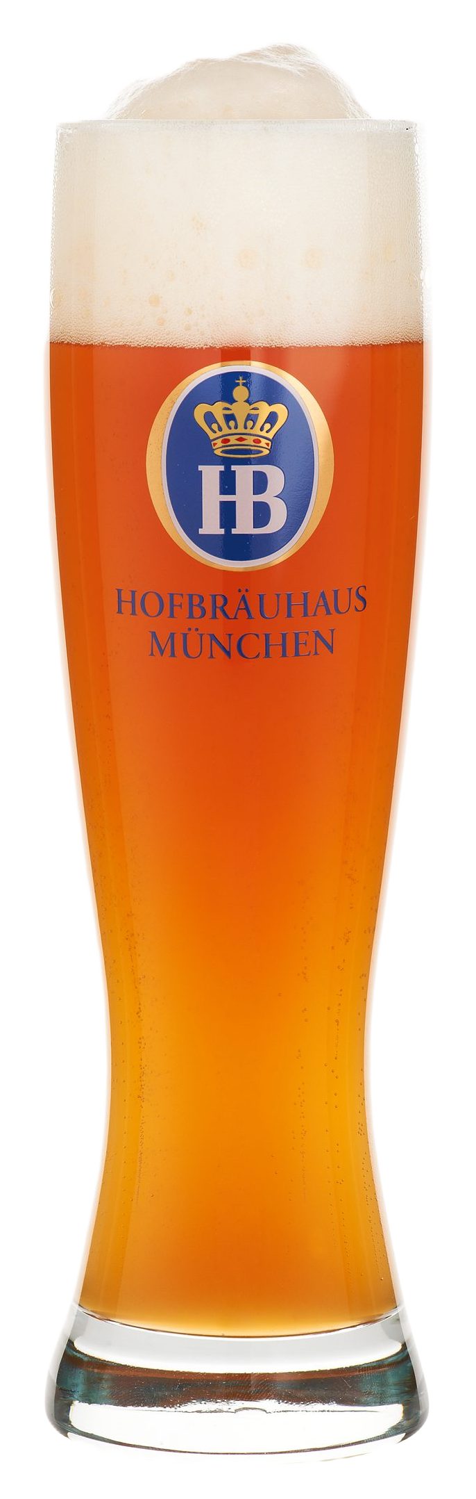 Hofbräuhaus München Bierglas Weißbierglas „Elegante“ – Bierkultur in stilvoller Form, Glas, stabil, langlebig