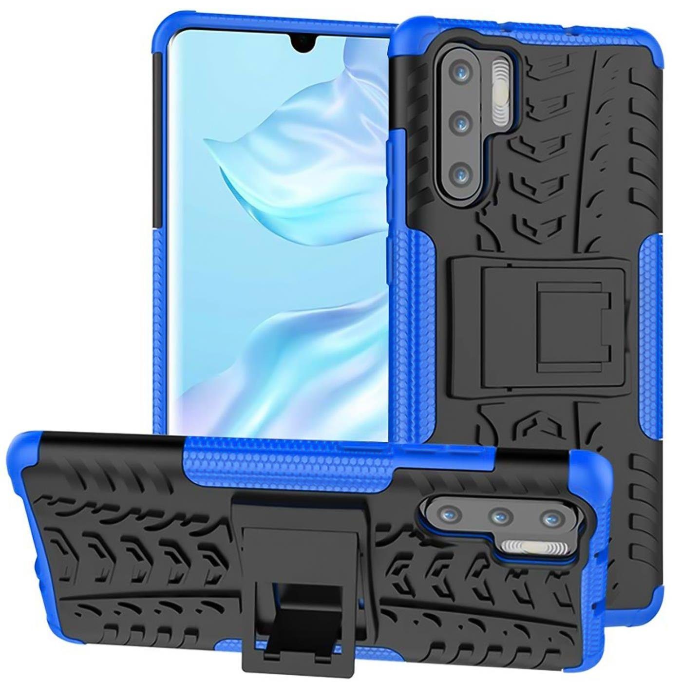 CoolGadget Handyhülle Outdoor Case Hybrid Cover für Huawei P30 Pro 6,5 Zoll, Schutzhülle extrem robust Handy Case für Huawei P30 Pro Hülle