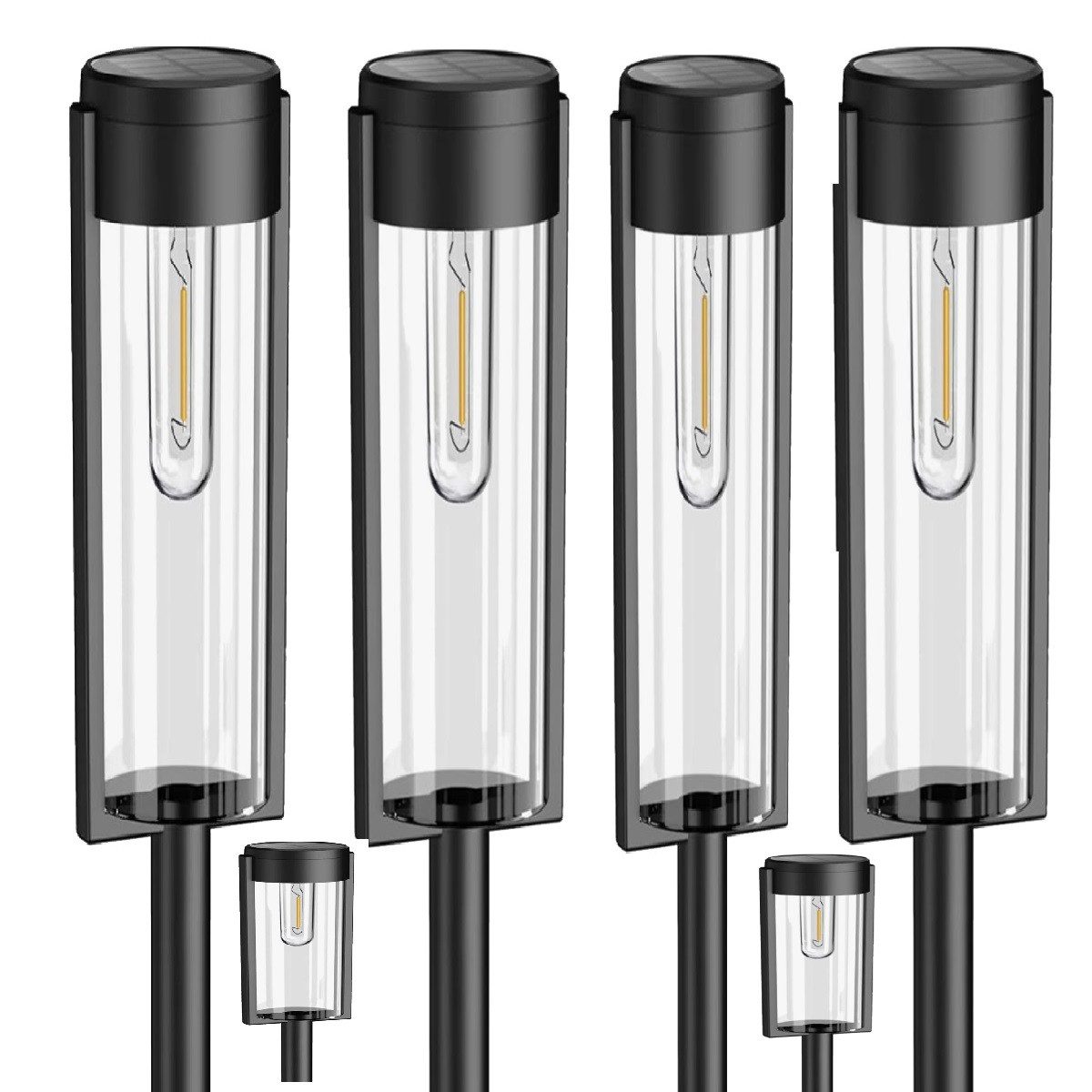 DOPWii Gartenleuchte Solarlampen für Außen Garten,800mAh, günstig online kaufen