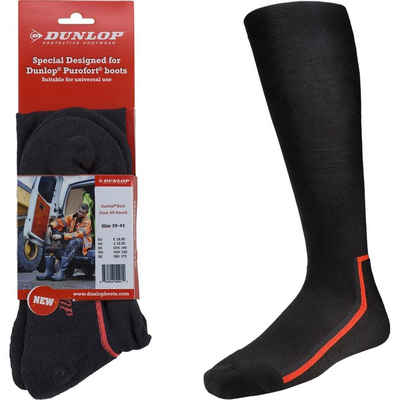 Dunlop_Workwear Arbeitssocken Stiefel Boot Sock All Round schwarz