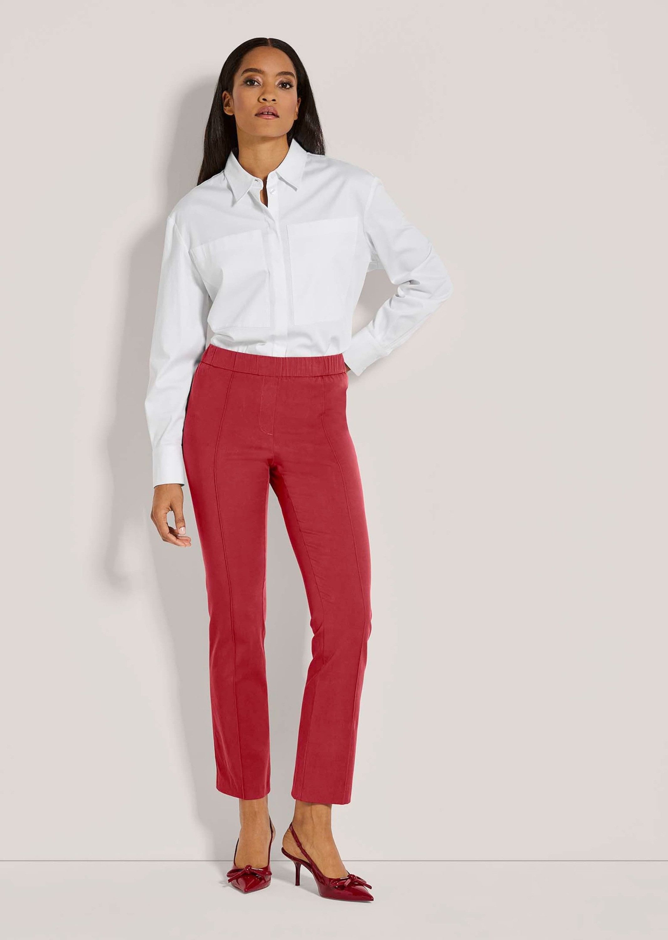 MADELEINE Bügelfaltenhose Kurzgröße: Jeggings mit Bügelfalten