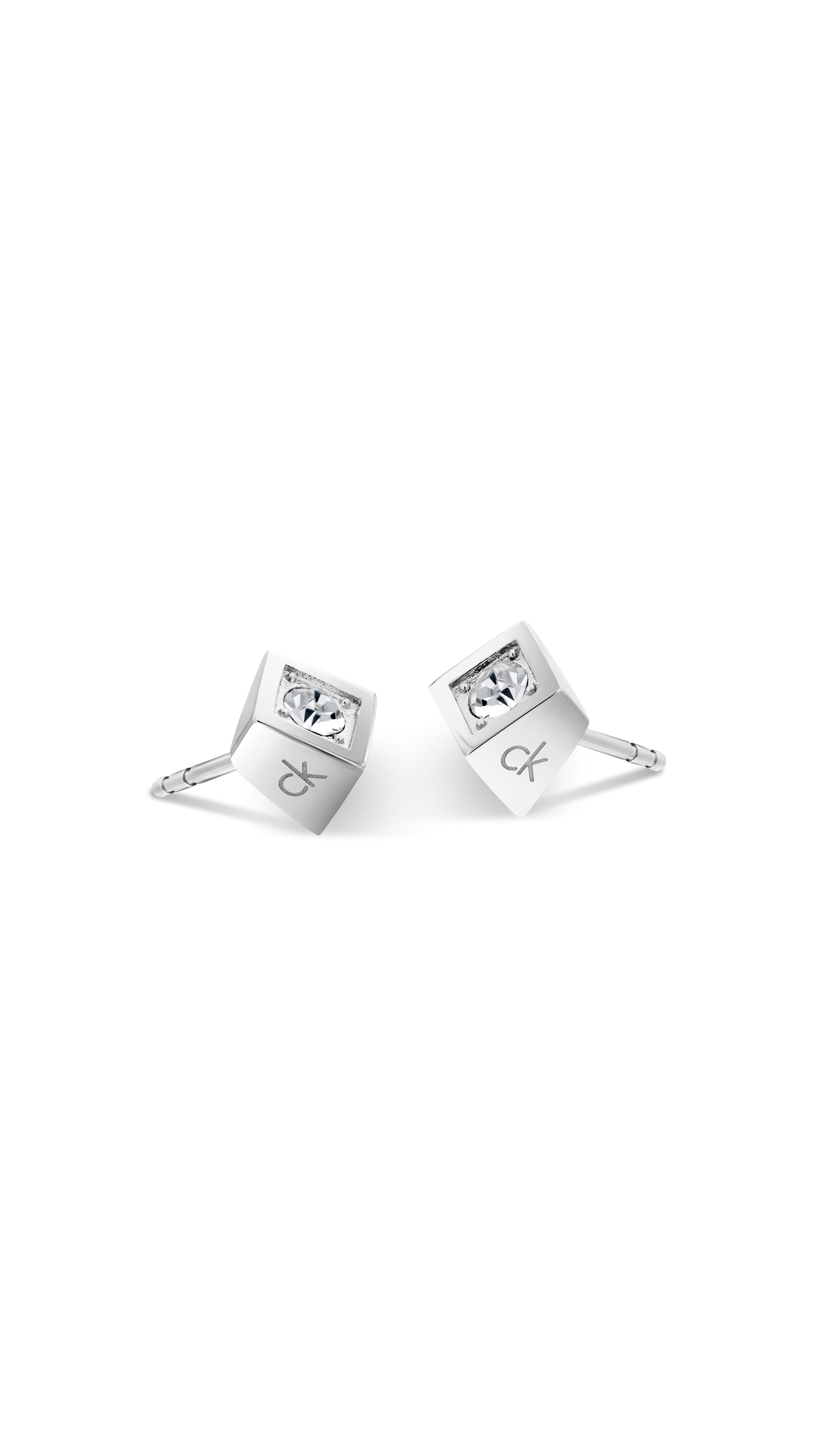 Calvin Klein Paar Ohrstecker WOMEN'S EARRING STUDS, mit Glasstein