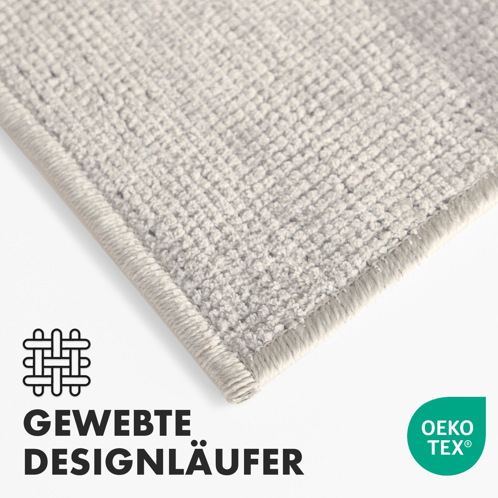 Karat Teppich Läufer auf Maß Azade, Hochwertige Jacquard Weberei, Erhältlic günstig online kaufen