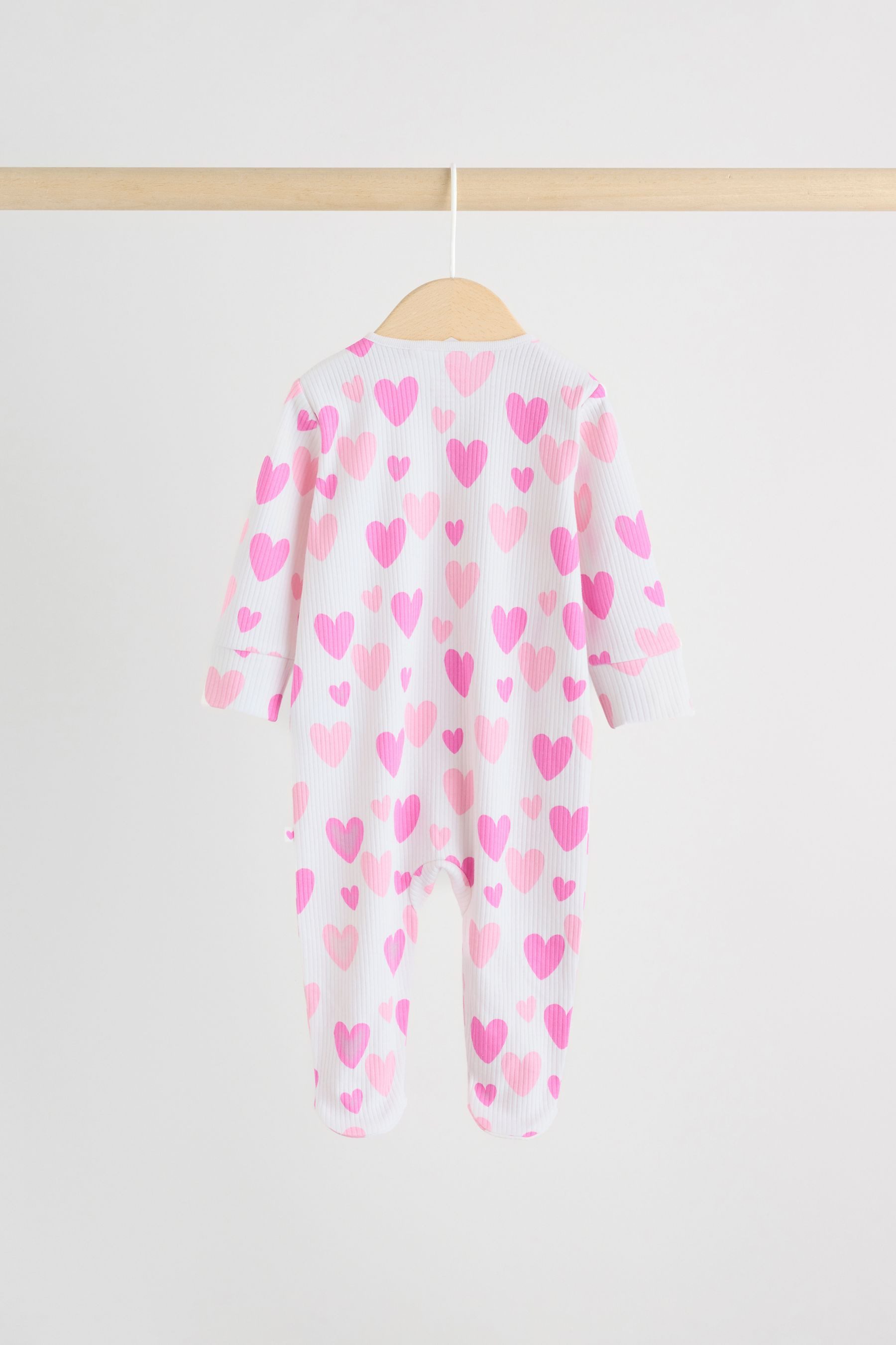 Next Schlafoverall Babyschlafanzüge mit Zweiwege-RV, 3er-Pack (3-tlg) – Bild 5 von 5