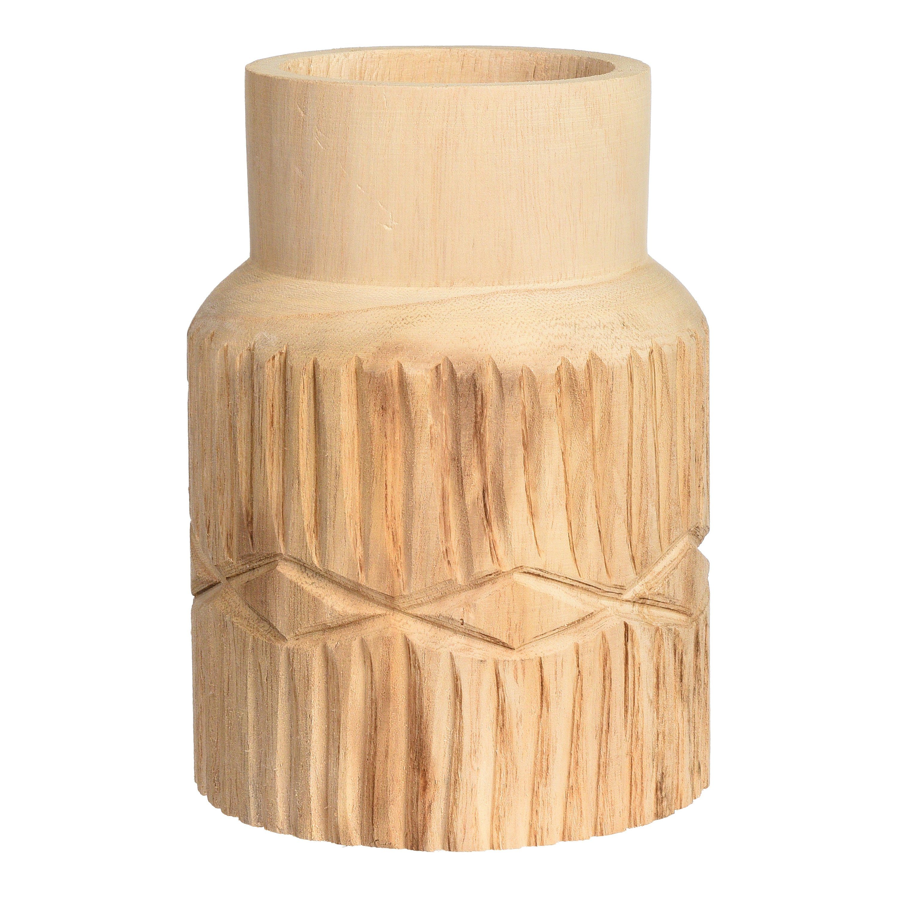 Deko-Vase (Packung, Depot 1 Rillen Dekovase Deko-Vase) Stück